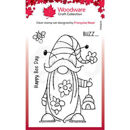 Woodware Clear Stamps Bee Gnome