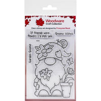 Garden Gnome Woodware Clear Stamps 4"X6" by Creative Expressions
