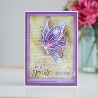 Woodware Clear Stamps Singles Butterfly Sketch