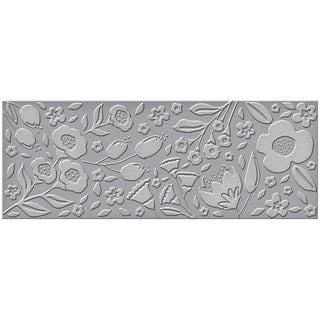 Spellbinders Embossing Folder  Slimline Flora