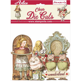Alice Through The Looking Glass - Stamperia Clear Die-Cuts