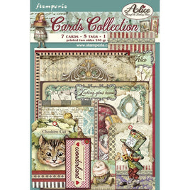 Alice Through The Looking Glass - Stamperia Cards Collection
