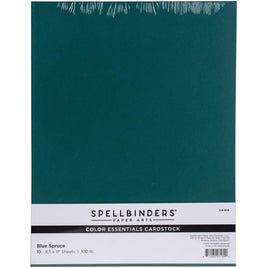 Blue Spruce - Spellbinders Color Essentials Cardstock 8.5"X11" 10/Pkg