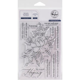 Pinkfresh Studio Clear Stamp Set 4"X6"  Choose Hope