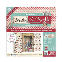 Alice In Wonderland - Stamperia Tunnel Pop-Up Card Kit