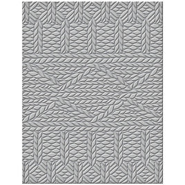 Spellbinders Embossing Folder   Sweater Weather