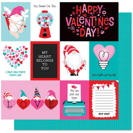 Tulla & Norbert's Love Story Double-Sided Cardstock 12"X12"  Love you
