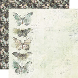 Simple Vintage Weathered Garden Dbl-Sided Cardstock 12"X12"  Fills My Heart
