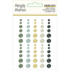 Simple Stories - Simple Vintage Weathered Garden Collection - Enamel Dots