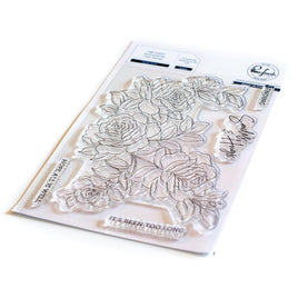 Pinkfresh Studio Clear Stamp Set 4"X6"   Garden Roses
