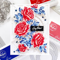 Pinkfresh Studio Clear Stamp Set 4"X6"   Garden Roses