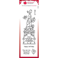 Woodware Clear Stamps 8"X2.6" Singles Floral Hat