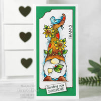 Woodware Clear Stamps  Singles Sunflower Hat