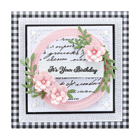 Spellbinders Etched Dies By Becca Feeken  Fluted Classics Squares