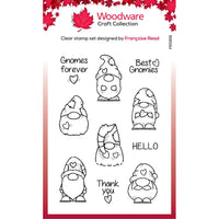 Woodware Clear Stamps  Singles Mini Gnomes