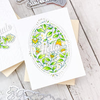 Pinkfresh Studio Die Set  Scripted Greetings