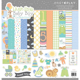 PhotoPlay Collection Pack 12"X12"    Hush Little Baby Boy