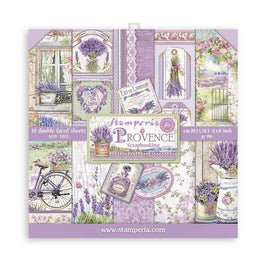 Provence  Stamperia Double-Sided Paper Pad 8"X8" 10/Pkg