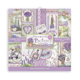 Provence    Stamperia Double-Sided Paper Pad 6"X6" 10/Pkg