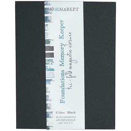 Black Tri-Fold - 49 And Market Foundations Memory Keeper