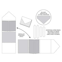 White - 49 And Market Foundations Envelope Gatefold Flip Folio