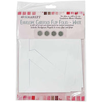 White - 49 And Market Foundations Envelope Gatefold Flip Folio