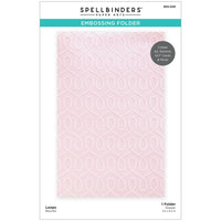 Loops - Be Bold   Spellbinders Embossing Folder