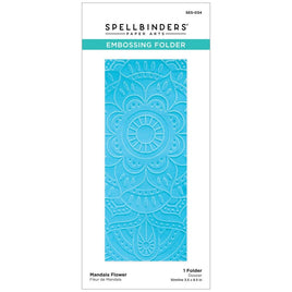 Spellbinders Embossing Folder   Mandala Flower - Be Bold