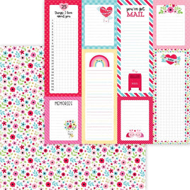 Forever Flowers - Lots Of Love Double-Sided Cardstock 12"X12"