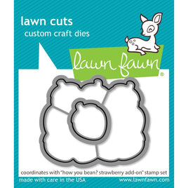 How You Bean? Strawberries Add-On   - Lawn Fawn Craft Die
