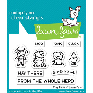 Tiny Farm - Lawn Fawn Clear Stamp 3