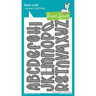 Henry's ABC's - Lawn Fawn Craft Die