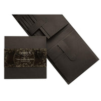 Graphic 45 Staples Trifold Waterfall Folio Album  Black