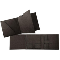 Graphic 45 Staples Trifold Waterfall Folio Album  Black