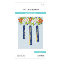 Celebrate You Swallowtail Tags  Spellbinders Etched Dies