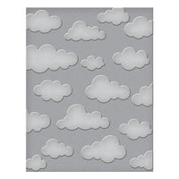 Open Road Head In The Clouds - Spellbinders 3D Embossing Folder