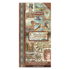 Sir Vagabond Aviator   Stamperia Collectables Double-Sided Paper 6"X12" 10/Pkg