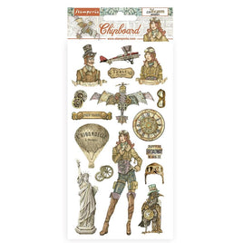 Sir Vagabond Aviator    Stamperia Adhesive Chipboard 6"X12"