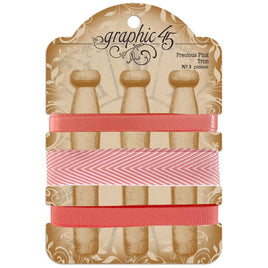 Precious Pink - Graphic 45 Staples Embellishment Trim