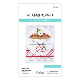 Spellbinders Etched Dies By Tina Smith    Delicious Decorations -Pie Perfection