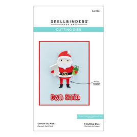 Dancin' St. Nick - Tinsel Time - Spellbinders Etched Dies