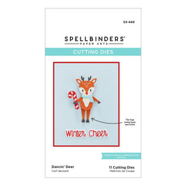 Dancin' Deer- Tinsel Time - Spellbinders Etched Dies