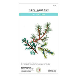 Winter Evergreen Foliage- Winter Garden - Spellbinders Etched Dies By Susan Tierney-Cockburn