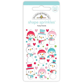 Frosty Friends - Doodlebug Sprinkles Adhesive Enamel Shapes