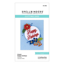 Happy Holidays - Gnome For Christmas - Spellbinders Etched Dies