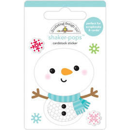 Snow Cute - Doodlebug Shaker-Pops 3D Stickers