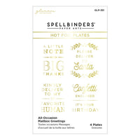 All-Occasion Mailbox Greetings - Spellbinders Glimmer Hot Foil Plate