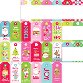 Gift Tags - DOODLEBUG: Night Before Christmas - Doublesided Paper