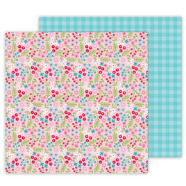 Frosty Floral- Let It Snow Double-Sided Cardstock 12"X12"