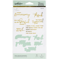 Special Sentiments - Spellbinders Glimmer Hot Foil Plate & Die By Yana Smakula